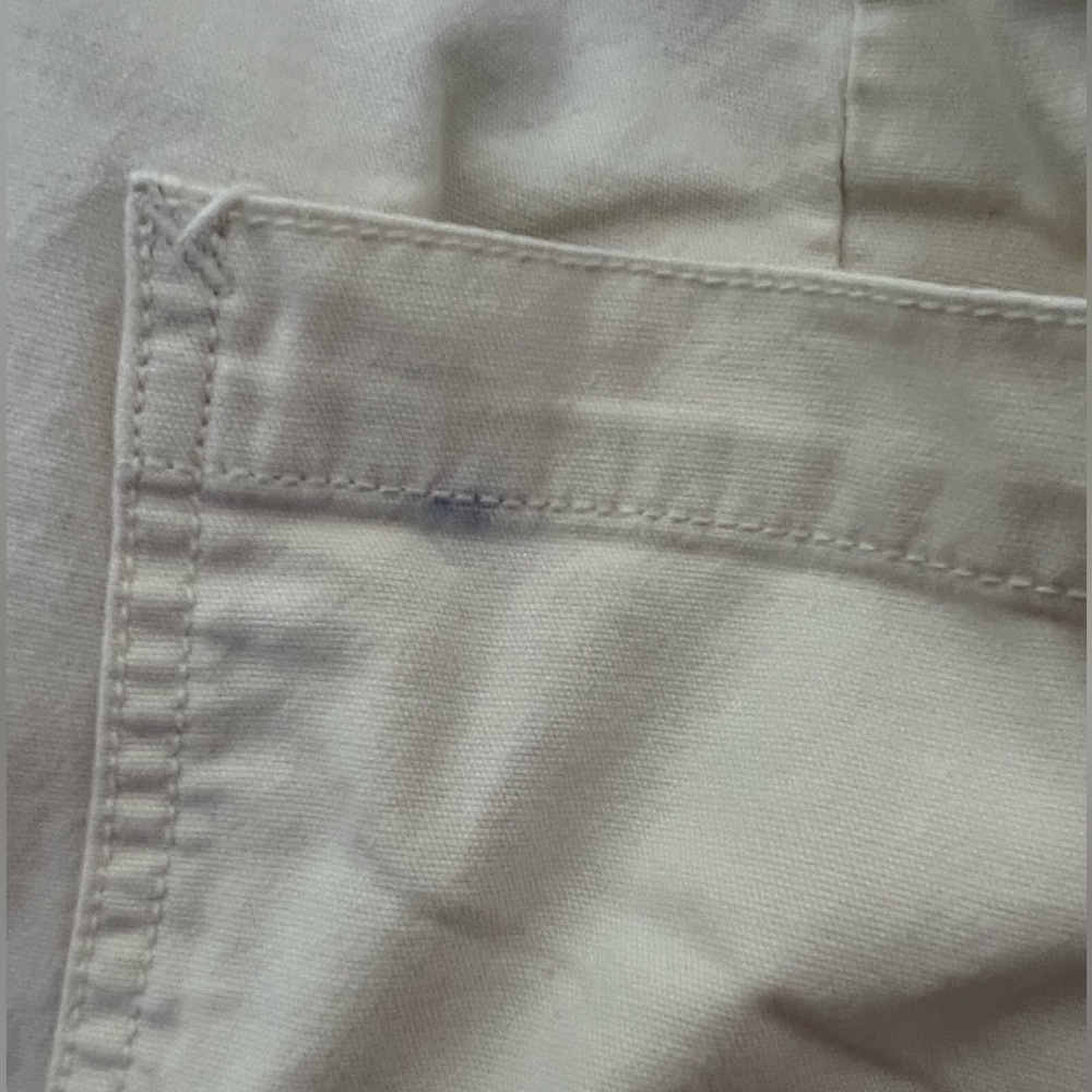 Vince White Straight Seamed Utility Pants Size 10 - Picture 5 of 7